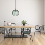 Suspension jungle en verre au design nordique - vue de côté