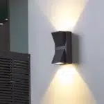 Applique murale minimaliste LED pour décoration extérieure - détail