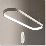 Suspension LED contemporaine ovale - vue d'ensemble