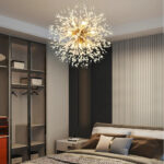 Lustre chambre moderne forme pissenlit