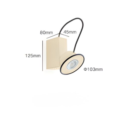Applique murale liseuse LED magnétique design moderne