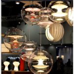 Suspension globe LED design créatif danois - vue de face