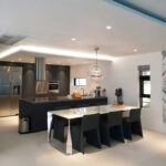 Suspension globe LED design créatif danois - vue de côté