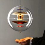 Suspension globe LED design créatif danois - vue d'ensemble