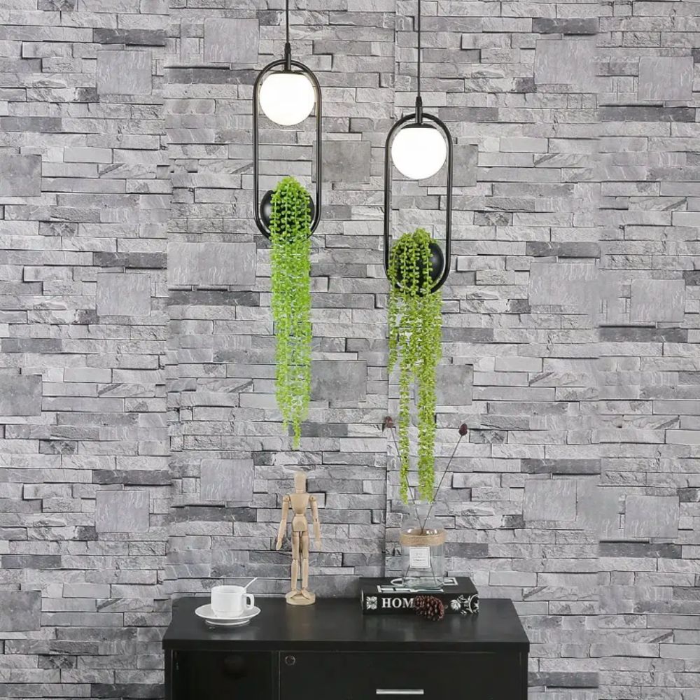 Suspension plante LED au design nordique - ambiance éteinte