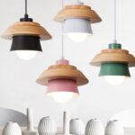 Suspension scandinave bois design épuré