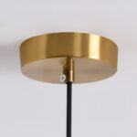 Suspension plate retro chic moderne - vue de face