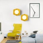 Applique murale scandinave boule lumineuse - vue d'ensemble