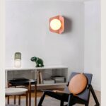 Applique murale scandinave boule lumineuse - détail