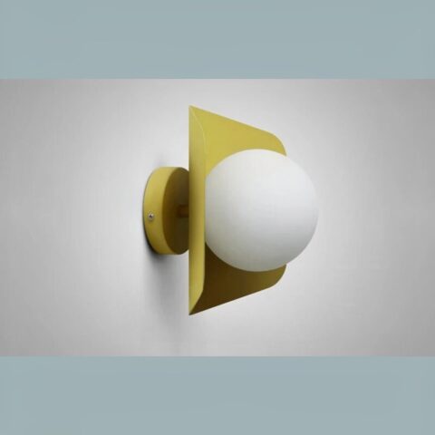 Applique murale scandinave boule lumineuse
