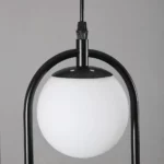 Suspension plante LED au design nordique - vue de côté