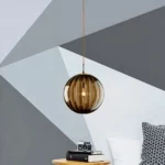 Suspension boule LED suspendue design nordique moderne - vue d'ensemble