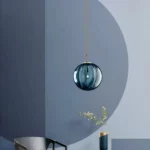 Suspension boule LED suspendue design nordique moderne - détail
