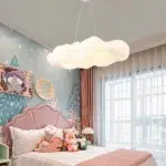 Suspension nuage acrylique design moderne - vue d'ensemble