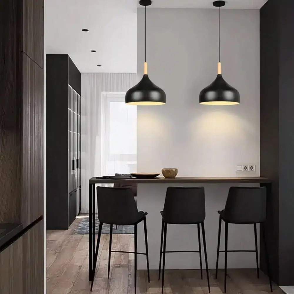 Suspension abat jour design nordique moderne
