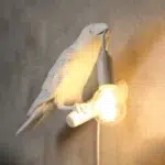 Applique murale en résine en forme de corbeau