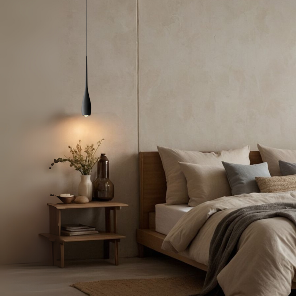 Suspension moderne en forme de goutte