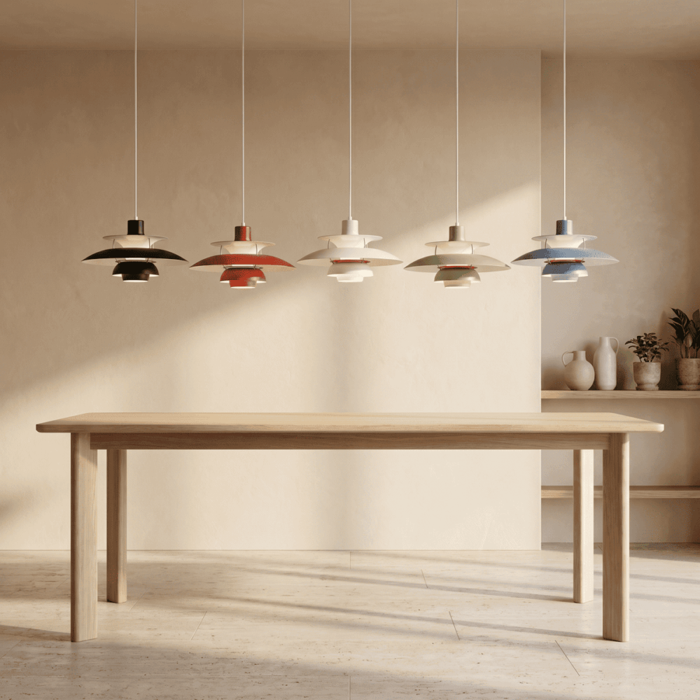 Suspension vintage design danois de haute qualité