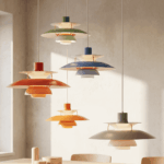 Suspension vintage design danois de haute qualité