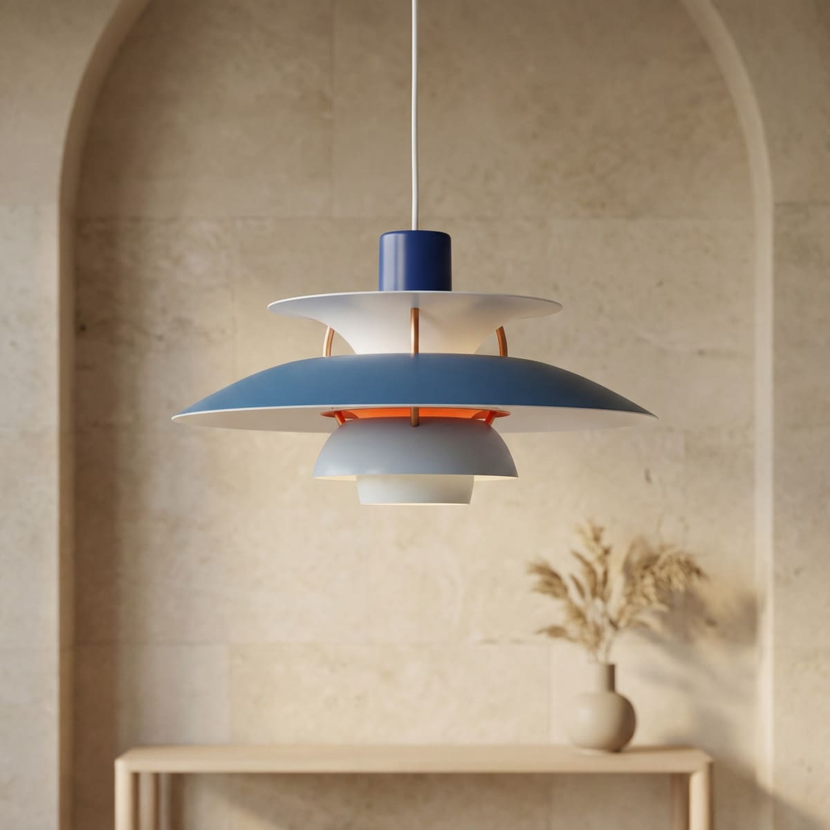 Suspension vintage design danois de haute qualité