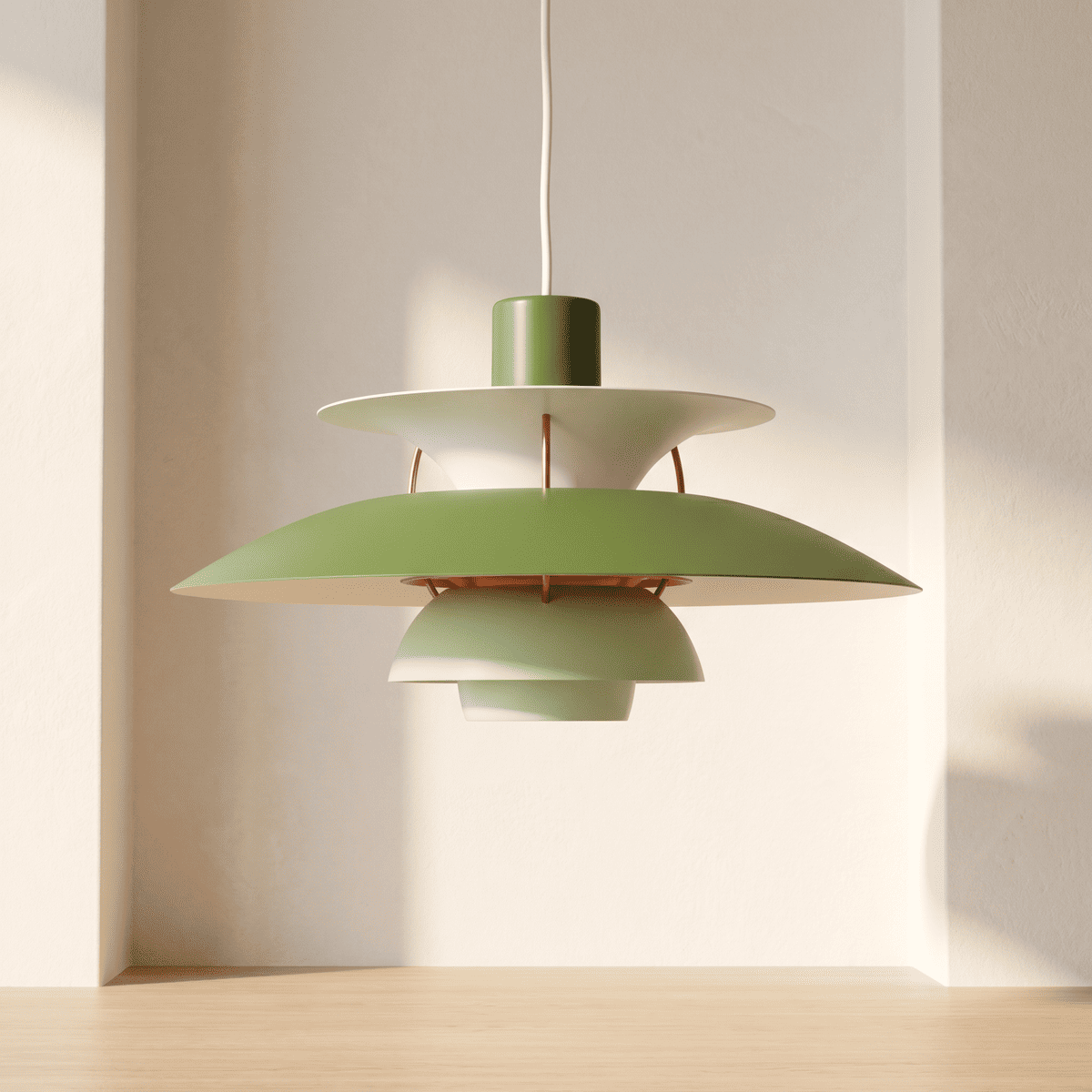 Suspension vintage design danois de haute qualité