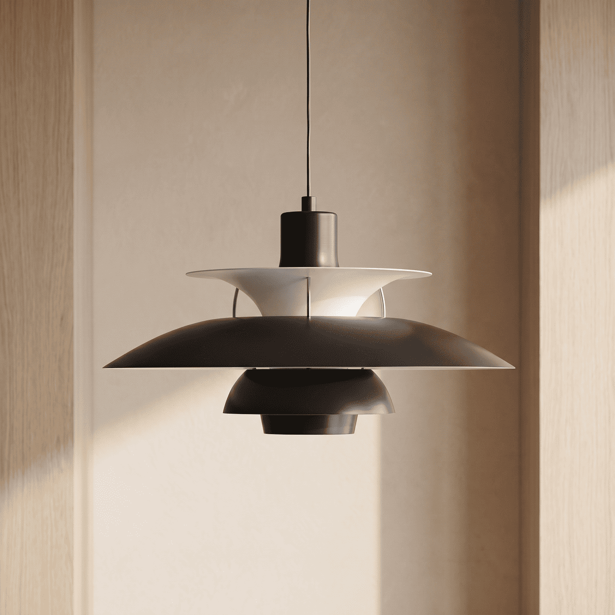 Suspension vintage design danois de haute qualité