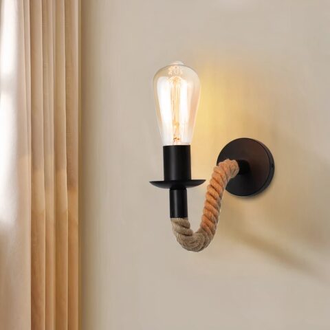 Applique murale ampoule style industriel