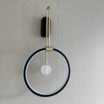 Applique murale chambre au design minimaliste cercle - vue d'ensemble
