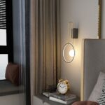 Applique murale chambre au design minimaliste cercle