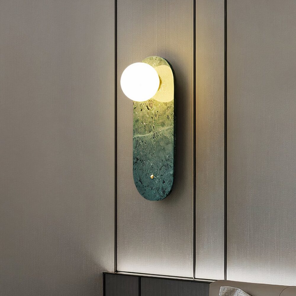 Applique murale en marbre vert