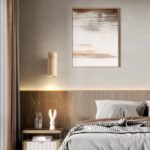 Applique murale en pierre naturelle beige