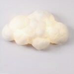 Applique murale en tissu en forme de joli nuage