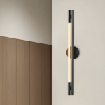 Applique murale LED noir droite — vue en situation