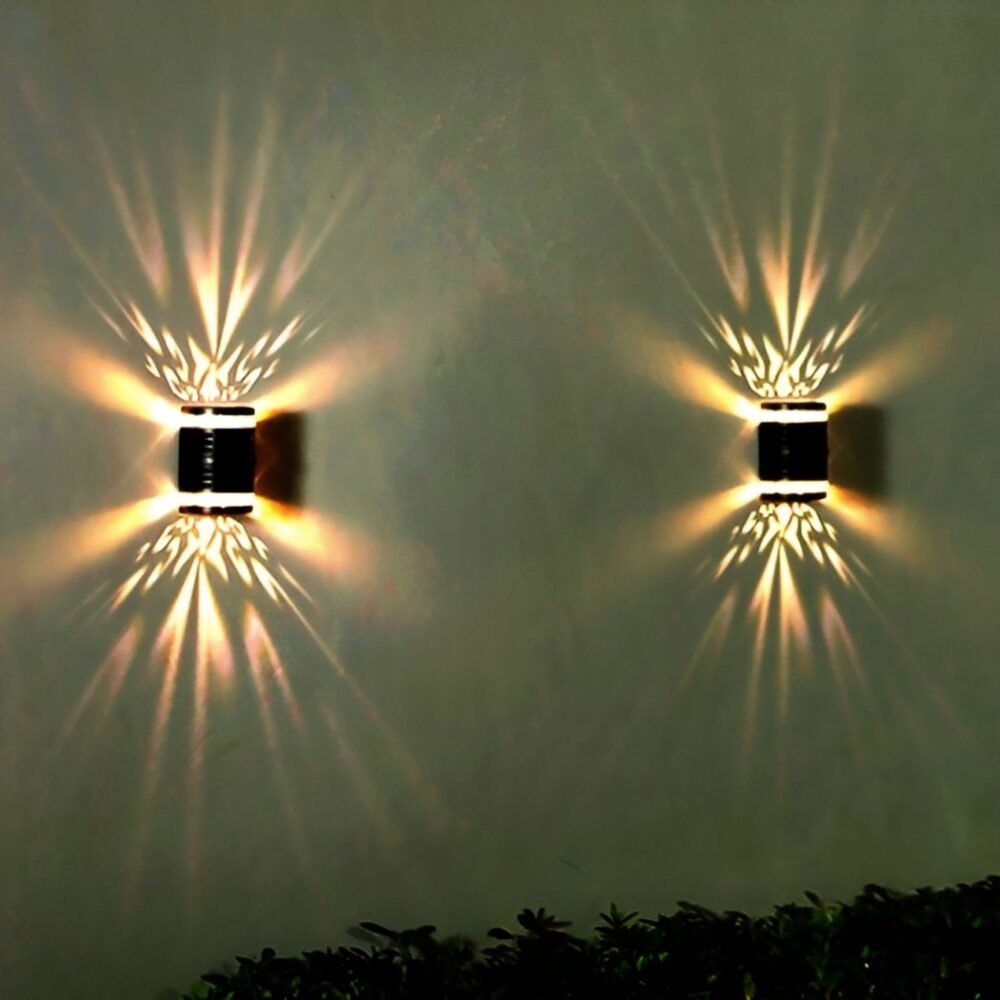Applique murale solaire LED imperméable de grande taille - détail