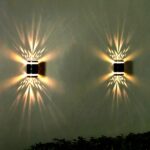 Applique murale solaire LED imperméable de grande taille - détail