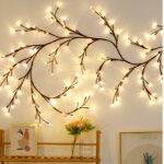 Applique murale tête de lit de type guirlande - vue de côté