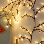 Applique murale tête de lit de type guirlande - vue de face