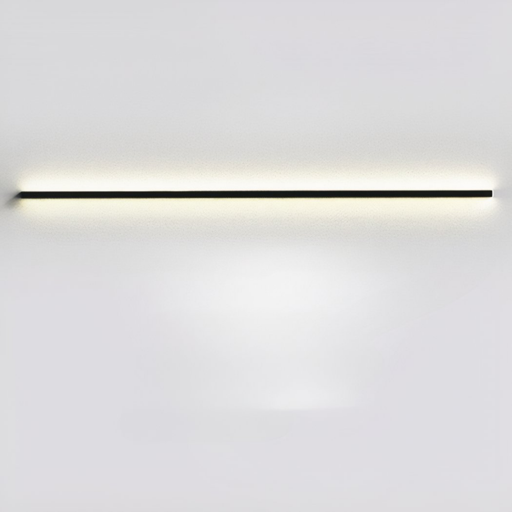 Applique murale tête de lit LED noire
