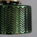 Applique murale verte nordique en verre - vue d'ensemble