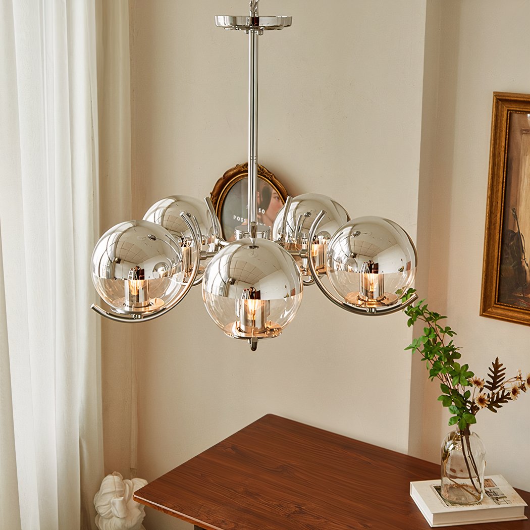 Lustre Avec Boule En Verre