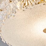 Lustre chambre adulte en cristal - vue de face