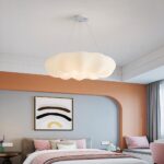 Lustre nuage blanc suspendu pour chambre