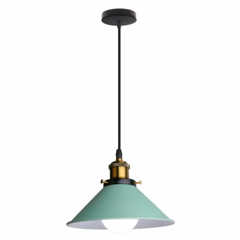 Suspension abat jour design rétro moderne