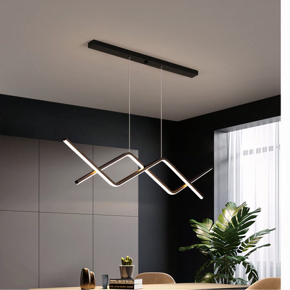 Suspension de cuisine LED design - vue de face