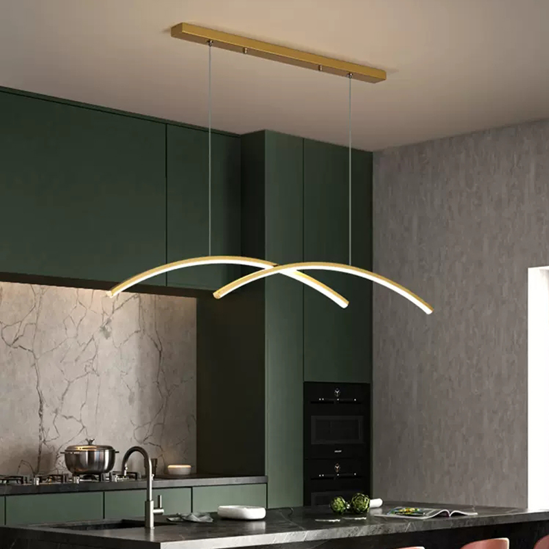 Quel luminaire pour un îlot de cuisine ? Bien le choisir et le placer Conseils et astuces suspension de cuisine led design 3