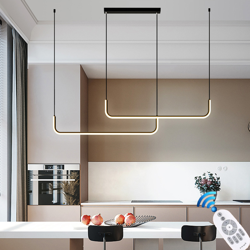 Quel luminaire pour un îlot de cuisine ? Bien le choisir et le placer Conseils et astuces suspension de cuisine led en metal