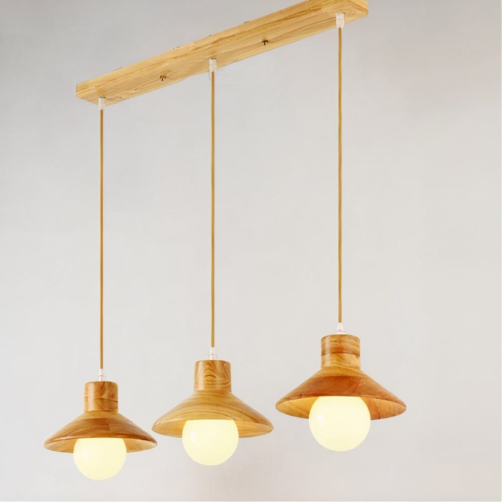 Suspension en bois style nordique