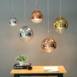 Suspension globe décorative - vue de face