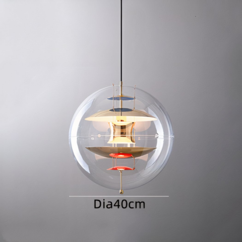 Suspension globe LED design créatif danois