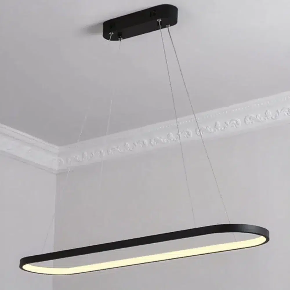 Suspension LED contemporaine ovale